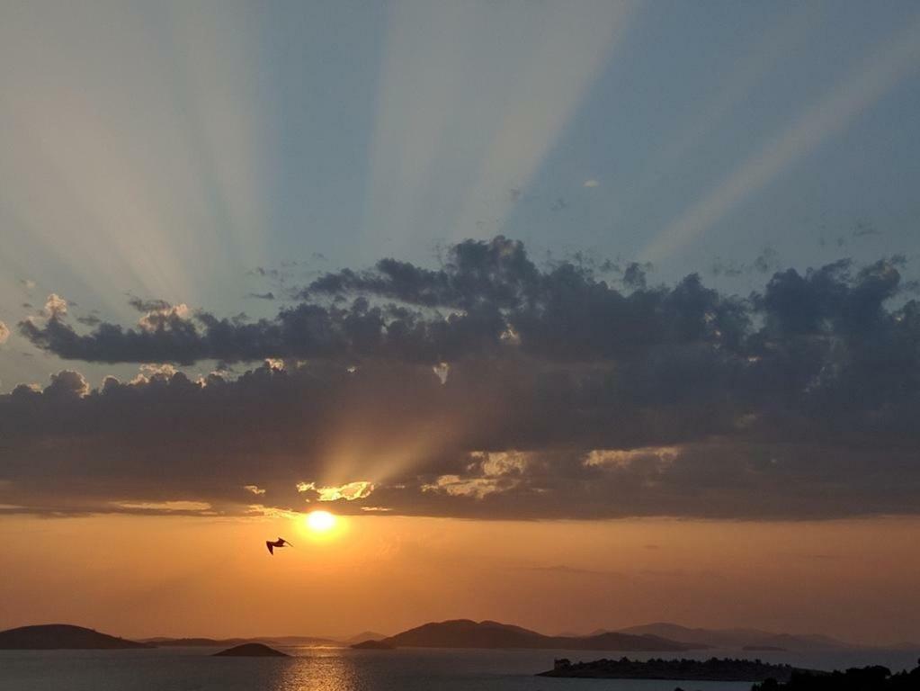 Beach Apartment Kate With Sea View, Balcony And Parking, Murter, Dalmatia Esterno foto